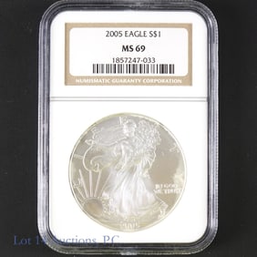 2005 Silver Eagle (NGC MS69)