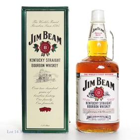 1990s Jim Beam Bourbon Handle Jug (1.75 L)
