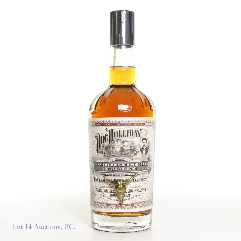 Doc Holliday BIB Bourbon Whiskey: Doc Holliday Limited Edition Bottled in Bond Bourbon Whiskey, 100 proof, 750ml.