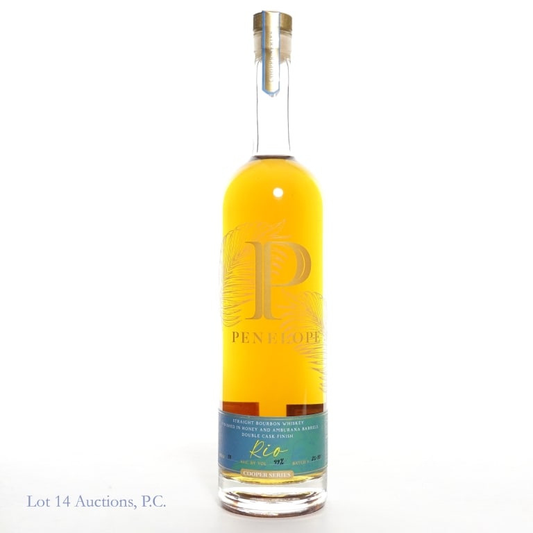 Penelope Cooper Series: Rio Bourbon: Penelope Cooper Series: Rio Bourbon, 98 Proof, 750 ml, Batch #25-901. Etch: A055250616.