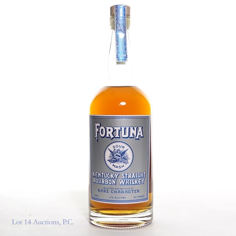Rare Character Fortuna Bourbon Whiskey (2022): Rare Character Fortuna Kentucky Straight Bourbon Whiskey, 102 Proof, 750ml. Batch No. 1C. Bottled: 9.1.2022.