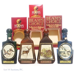 Beam's Choice 8 Yr. Bourbon Lockhart Decanters (4)