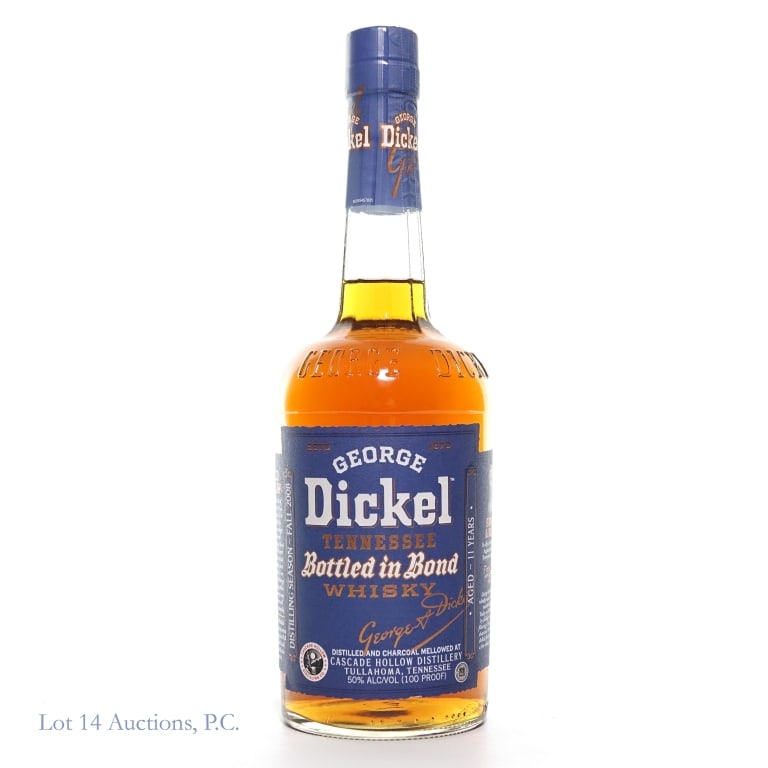George Dickel 11 Year Tennessee Whisky (2021): George Dickel 11 Year Old Bottled in Bond Tennessee Whisky (2021). 100 Proof, 750ml.