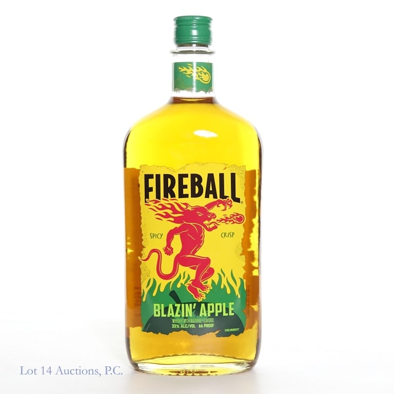 Fireball Blazin' Apple Whisky: Fireball Blazin' Apple Whisky. 66 Proof, 750ml.