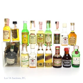 Mini Bottles - Bourbon, Whiskey, Scotch (17)