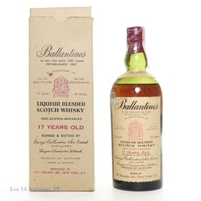 1940s/1950s Ballantine's 17 Year Blended Scotch