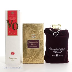 Seagram's VO, Canadian Club 12Yr. (2 x 750ml)