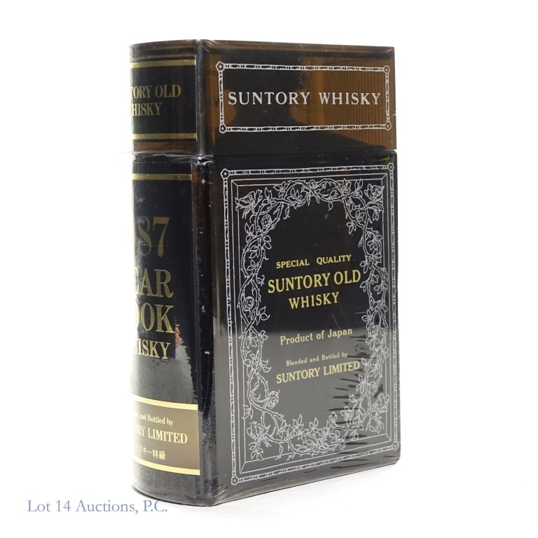 Suntory Old Whisky 1987 Year Book: Suntory Old Whisky 1987 Year Book. 86 Proof, 660ml. Cardboard sleeve not included.