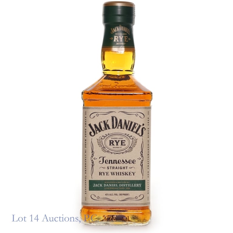 Jack Daniel's Tennessee Rye (375 ml): Jack Daniel's Tennessee Rye, 90 Proof, 375 ml.