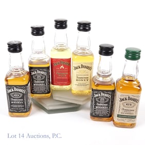 Six Jack Daniel's Minis