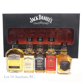 Jack Daniel's Family of Fine Whiskeys Set (5)