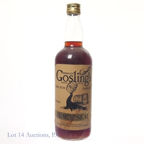 Gosling's Bermuda Black Seal Dark Rum 1970s