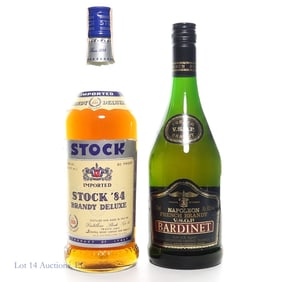 Stock '84 & Bardinet VSOP Brandy
