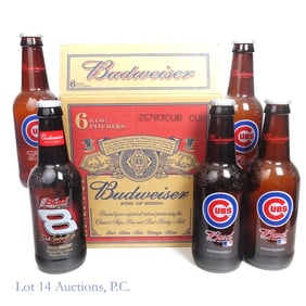 Budweiser Large King Pitchers Cubs (4), Earnhardt