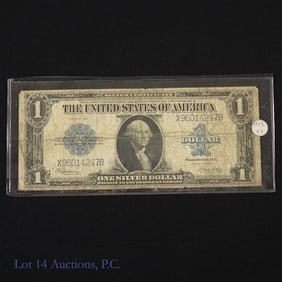 1923 $1 USA Silver Certificate - Blue Seal