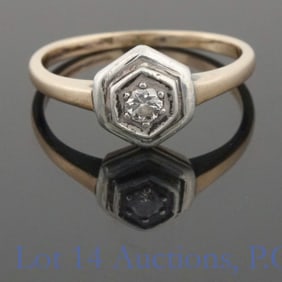 14K Y Gold Diamond Ring