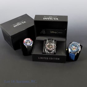 Invicta Collectible Mickey Mouse Watches (3)