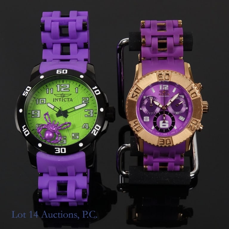 Invicta Sea Spider Watches (2): Two new or lightly used watches from Invicta's Sea Spider watches. The first is a model no. 19785. The second is a model no. 18745.