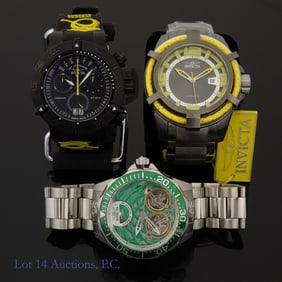 Various Invicta Men's Watches (3)