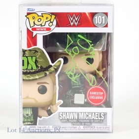 WWE / WWF Shawn Michaels Signed Funko Pop, JSA