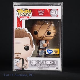 WWF / WCW Chris Jericho Signed Funko Pop, PSA