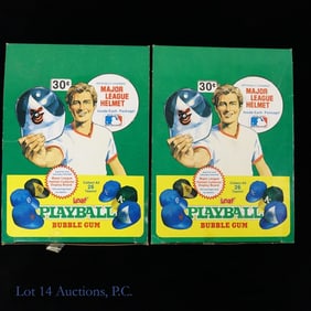 2 Boxes - 1980 Leaf Playball Mini Baseball Helmets