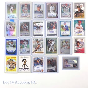 23 Signed Baseball Cards
