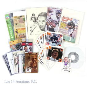 Uncle's Chicago Bears Memorabilia Collection