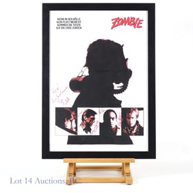 Zombie German Dawn of the Dead Signed Poster