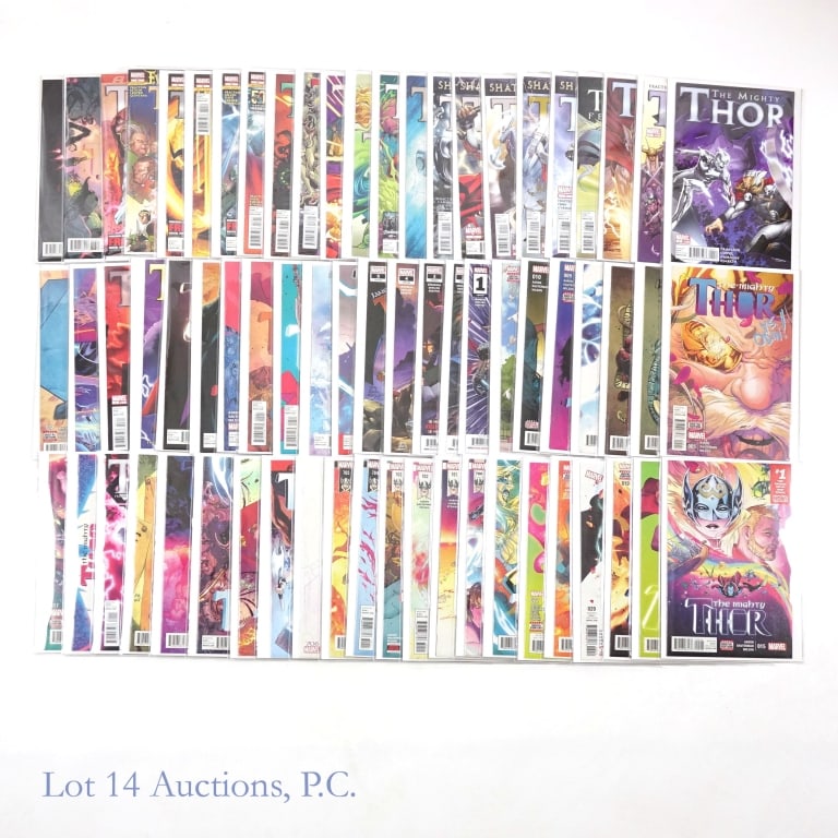 Thor Comics, Full Runs, Key MARVEL (+60): Thor Comics, Full Runs, Key Issues, MARVEL (+60). Full runs of The Mighty Thor (2011, 2016), Jane Foster & The Mighty Thor (2022) and Thor (2014) including multiple key issues. Some Key Issues include