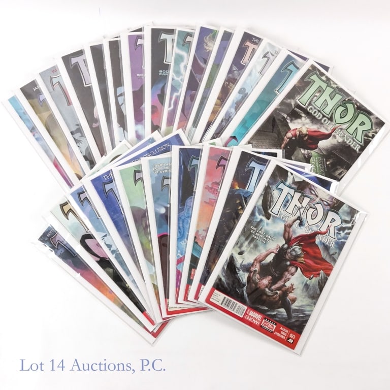 Thor God of Thunder, Full Run, Key MARVEL (25): Thor God of Thunder, Full Run, Key Issues, MARVEL (25). Complete run of Thor, God of Thunder (#1-25) comic books including 16 Key Issues. Some Key Issues include: #2 - First appearance of Gorrand the 