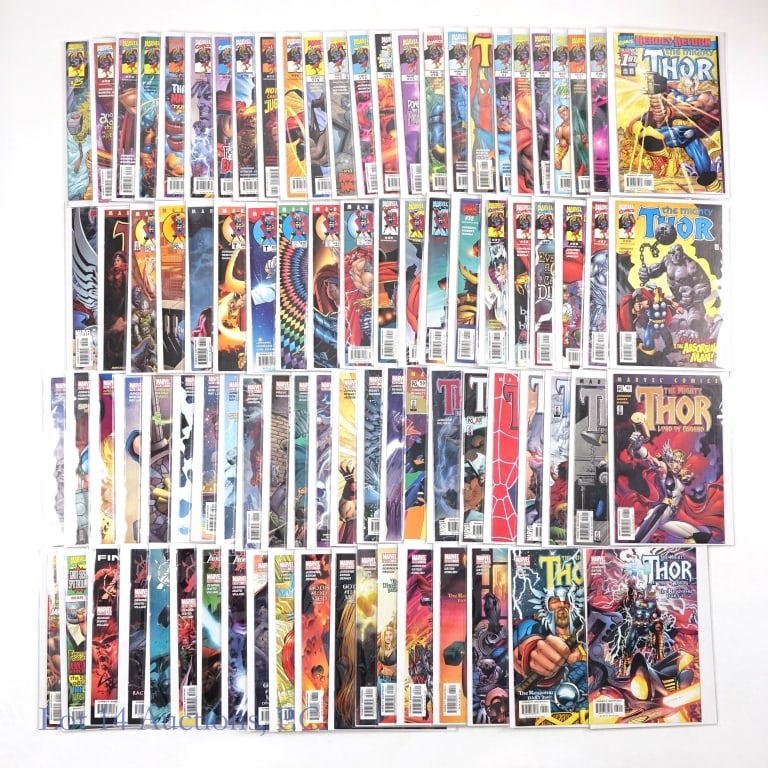 The Mighty Thor ('98), Full Run, MARVEL (87): The Mighty Thor ('98), Full Run, Key Issues, MARVEL (87). Complete run of The Mighty Thor ('98) comic books, #1-85, including 8 Key Issues. Some Key Issues include: #2 - First appearance of Jake Olson