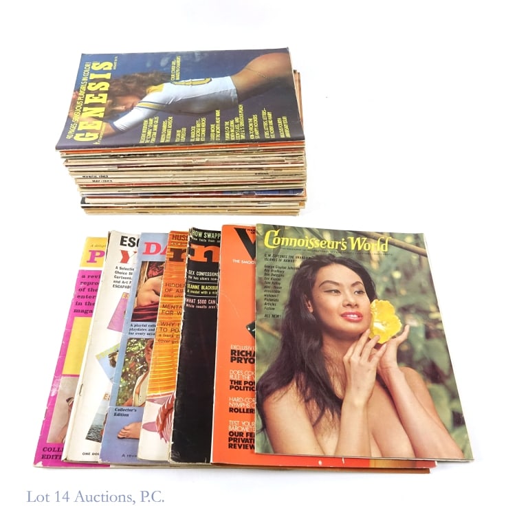 XXX 1960's Gentleman's Magazines MATURE (+30): XXX 1960's Gentleman's Magazines MATURE (+30). ADULT ONLY. NOT FOR SALE TO MINORS. 18 AND OVER. MATURE CONTENT. A collection of over 30 magazines mainly from the early 60's. Titles include Gent, Nugge