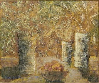 Large Textured Oil Painting