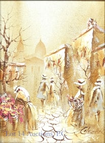 Boris Chezar Oil & Sand Painting