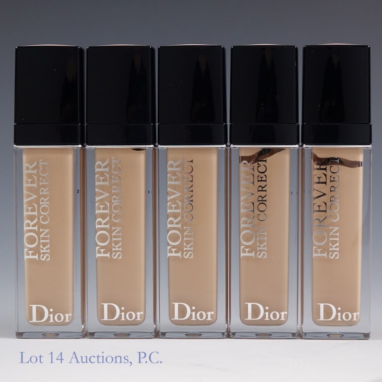 Dior Forever Skin Correct Concealer 1N, 1.5N (4+1): Four 11ml tubes of Dior Forever Skin Correct Concealer in the shade 1N. One 11ml tube of Dior Forever Skin Correct Concealer in the shade 1.5N. These are brand new and unopened tester containers.
