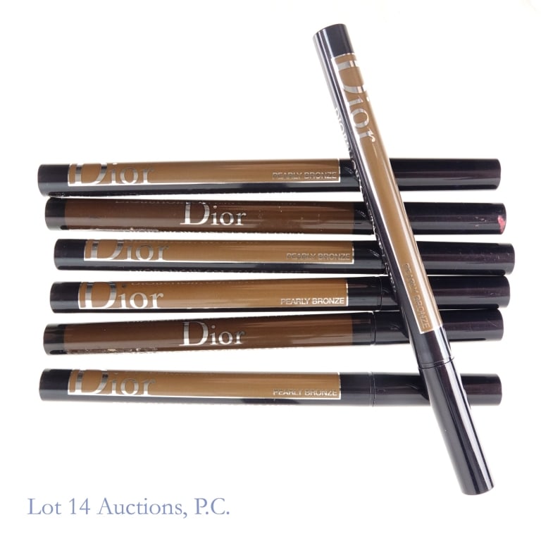 Dior Diorshow On Stage Liner Various Shades (7): Seven 0.55ml Diorshow On Stage Waterproof Liquid Eyeliner pens. Five in the shade 466, two in the shade 781. These are brand new and unopened tester containers.