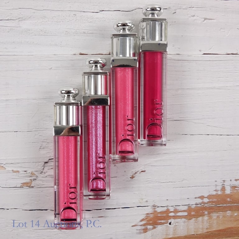 Dior Stellar Shine Lipgloss, Various Shades (4): Four 6.5ml tubes of Dior Stellar Shine Lipgloss in the shades 553 (2), 976 (1), and 686 (1). These are brand new and unopened tester containers.