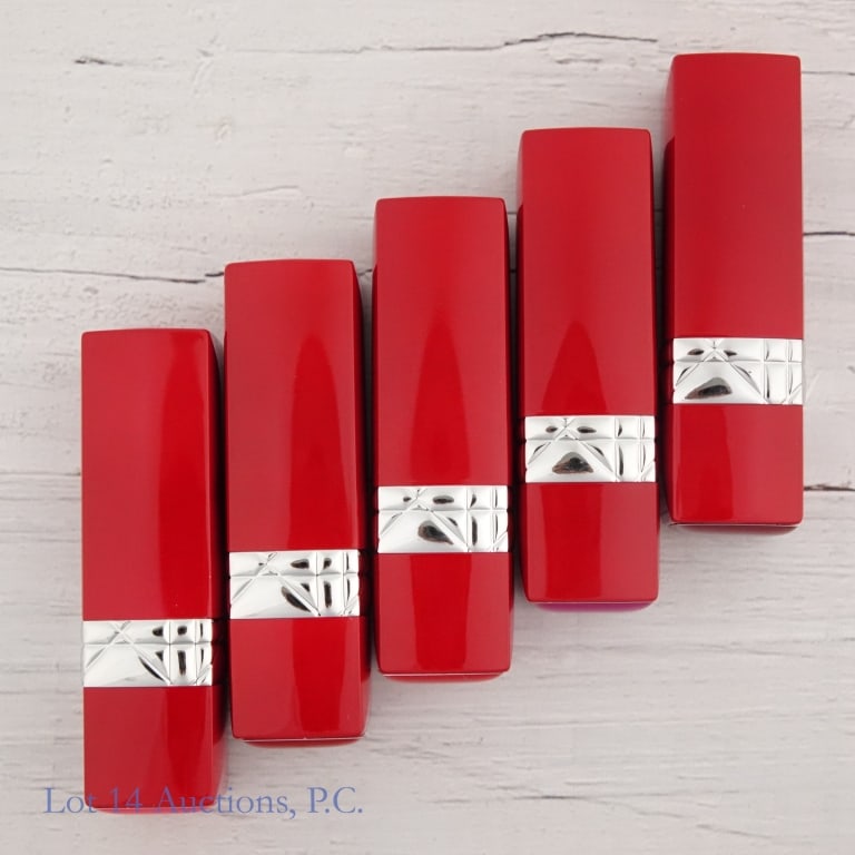 Dior Ultra Lipstick Various Shades (5): Five 0.11oz tubes of Dior Ultra Lipstick in the shades 755, 660, 777, 999, 843. These are brand new and unopened tester containers.