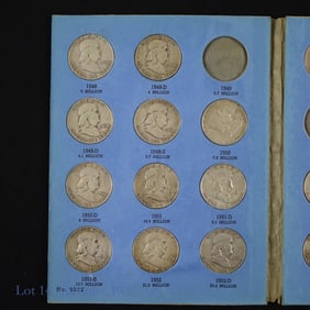 1948 - 1963 USA 90%-Silver Franklin 50c (27)