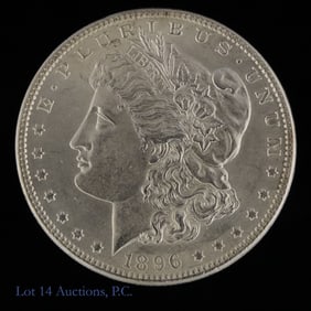 1896 (P) USA Silver Morgan Dollar (CH BU)