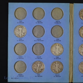 1938 - 1946 USA 90%-Silver W/L 50c (16)