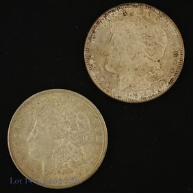 1921 USA 90%-Silver Morgan Dollars (2)