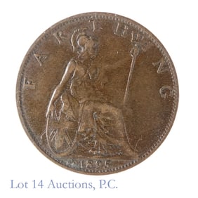 1895 Great Britain Victoria Farthing (Unc.?)