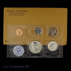 1959 (P) USA 5-Coin Silver Proof Set in OGP