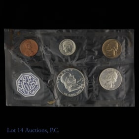 1962 (P) USA 5-Coin Silver Proof Set in OGP