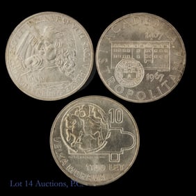 Czech 50%-Silver 10 Korun (3)