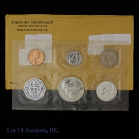 1961 (P) USA 5-Coin Silver Proof Set in OGP
