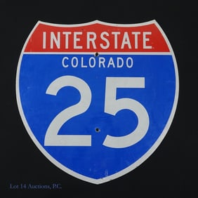 Colorado I-25 Interstate Sign