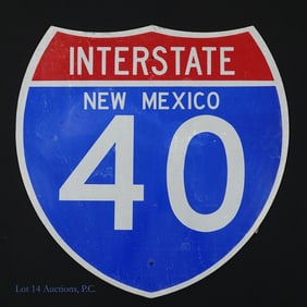 New Mexico I-40 Interstate Sign